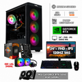 PC GAMER RYZEN 5 5500X3D + RTX 5050 8GB / MONITOR 24" 120HZ FHD